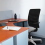 PIQUERAS Y CRESPO Silla de oficina Motilla Naranja con mecanismo Sincro/Traslack