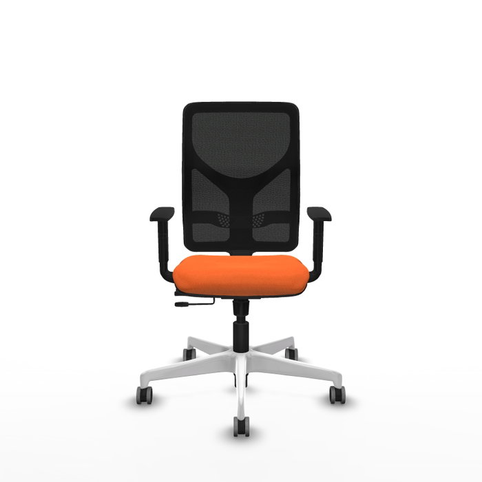 PIQUERAS Y CRESPO Silla de oficina Motilla Naranja con mecanismo Sincro/Traslack PIQUERAS Y CRESPO Silla de oficina Motilla Naranja con mecanismo Sincro/Traslack