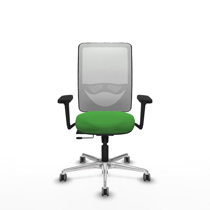PIQUERAS Y CRESPO Silla de oficina Zulema Verde y Blanco con mecanismo Sincro/Traslack PIQUERAS Y CRESPO Silla de oficina Zulema Verde y Blanco con mecanismo Sincro/Traslack