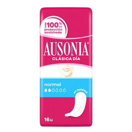 Ausonia Clásica Dia Compresas Sin Alas 16 Unidades