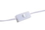 DKD Home Decor Lámpara de Sobremesa Conejo Blanco y Dorado