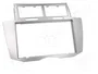PER.PIC. Bastidor de montaje de radio Toyota Yaris 2009+ 2 DIN Plata