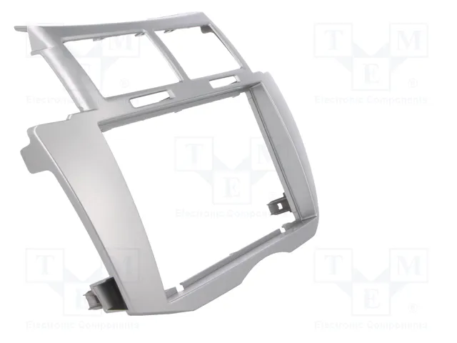 PER.PIC. Bastidor de montaje de radio Toyota Yaris 2009+ 2 DIN Plata PER.PIC. Bastidor de montaje de radio Toyota Yaris 2009+ 2 DIN Plata
