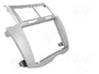 PER.PIC. Bastidor de montaje de radio Toyota Yaris 2009+ 2 DIN Plata