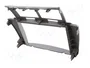 PER.PIC. Bastidor de montaje de radio Toyota Yaris 2009+ 2 DIN Plata
