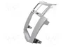 PER.PIC. Bastidor de montaje de radio Toyota Yaris 2009+ 2 DIN Plata