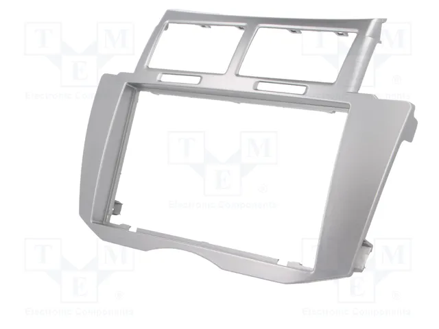 PER.PIC. Bastidor de montaje de radio Toyota Yaris 2009+ 2 DIN Plata PER.PIC. Bastidor de montaje de radio Toyota Yaris 2009+ 2 DIN Plata