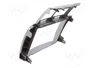 PER.PIC. Bastidor de montaje de radio Toyota Yaris 2009+ 2 DIN Plata