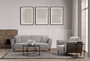 Atelier Del Sofa Sofá de 1 Plaza Gris 100x85x85 cm