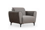 Atelier Del Sofa Sofá de 1 Plaza Gris 100x85x85 cm