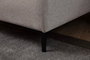 Atelier Del Sofa Sofá de 1 Plaza Gris 100x85x85 cm
