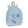 Safta Mochila Preescolar con Osito Extraíble Azul