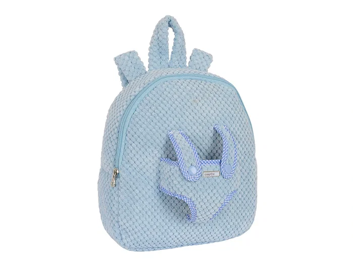 Safta Mochila Preescolar con Osito Extraíble Azul