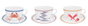 DKD Home Decor Set de Taza y Platillo Aiguablava Multicolor
