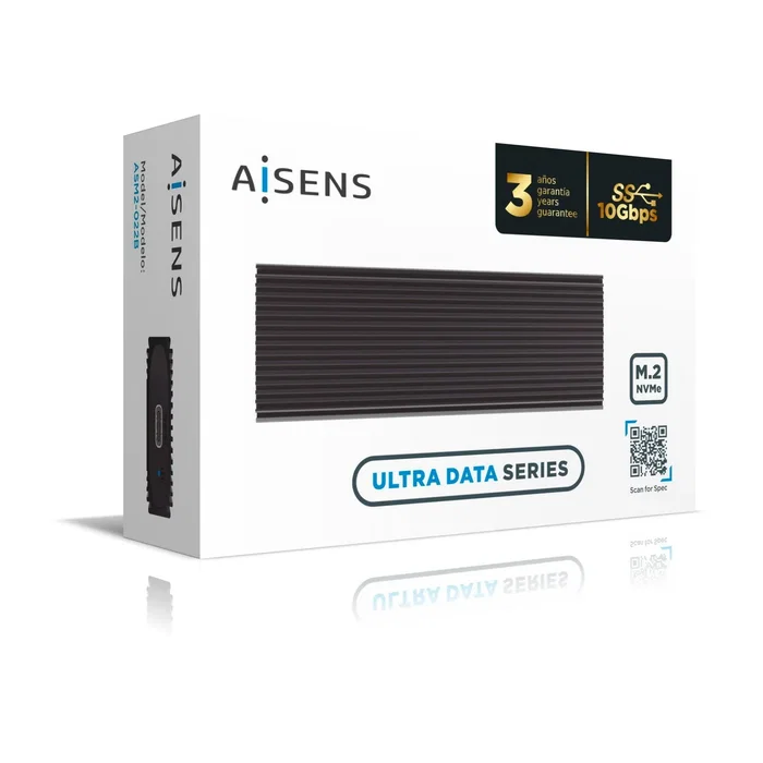 Aisens ASM2-022B Caja Externa M.2 NVMe USB 3.2 Gen2 Negra Aisens ASM2-022B Caja Externa M.2 NVMe USB 3.2 Gen2 Negra