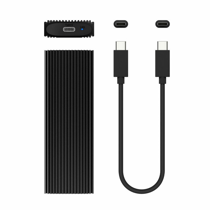 Aisens Caja Externa M.2 NVMe ASM2-022B USB 3.2 Gen2 Negra