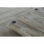 DKD Home Decor Mesa de Centro de Madera y Metal con Bandeja, 120x120x55 cm
