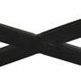 DKD Home Decor Mesa de Centro de Madera y Metal con Bandeja, 120x120x55 cm