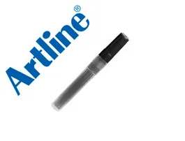 Artline EK-573A Recambio Rotulador para Pizarra Blanca Punta Redonda Retráctil Negro