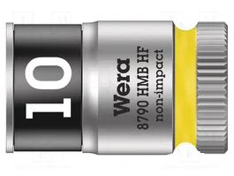 WERA Vaso Zyklop 6-ángulos 10mm 3/8 pulgadas