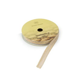 OEM SIN MARCA Cinta de regalo de yute de 10 mm, rollo de 3 m, Natural