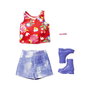 Mattel Ropa Barbie Moda Look Completo y Complementos