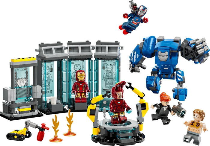 LEGO Marvel 76315 Laboratorio de Iron Man: Salón de Armaduras LEGO Marvel 76315 Laboratorio de Iron Man: Salón de Armaduras
