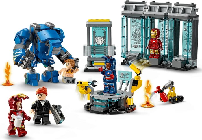 LEGO Marvel 76315 Laboratorio de Iron Man: Salón de Armaduras LEGO Marvel 76315 Laboratorio de Iron Man: Salón de Armaduras