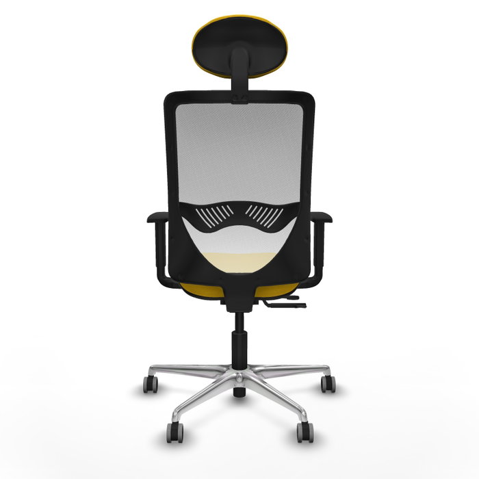 PIQUERAS Y CRESPO Silla de oficina Zulema Amarillo y Blanco PIQUERAS Y CRESPO Silla de oficina Zulema Amarillo y Blanco