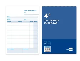 Liderpapel Talonario de entregas cuarto con original T126