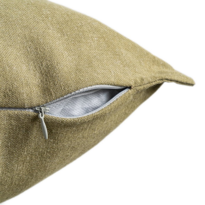 Cojín Verde 85%Algodón-15%Lino 50 X 30 cm (Set de 2)