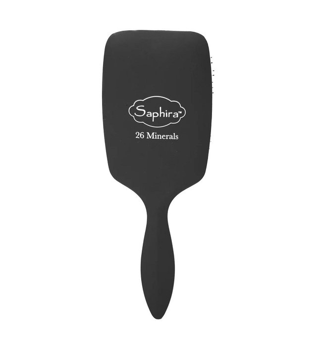 Saphira, Pala, Cepillo para el cabello, Negro, Desenredar