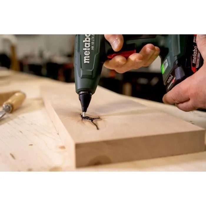 Metabo HK 18 LTX 20 Pistola de pegamento caliente a batería 18 V MetaBOX 145 Metabo HK 18 LTX 20 Pistola de pegamento caliente a batería 18 V MetaBOX 145