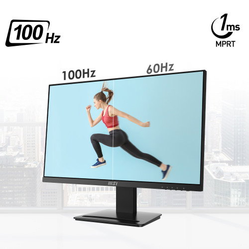 MSI PRO MP243X Monitor 23.8 Pulgadas IPS Full HD 100Hz Negro