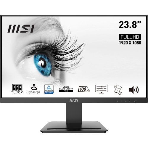 MSI PRO MP243X Monitor 23.8 Pulgadas IPS Full HD 100Hz Negro