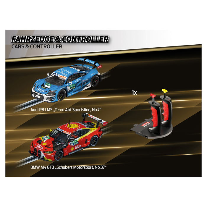 Carrera Digital 124 Set Full Speed, Set de pistas y vehículos de carreras, Multicolor, Edad recomendada 10 años