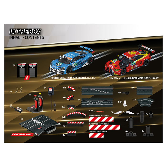 Carrera Digital 124 Set Full Speed, Set de pistas y vehículos de carreras, Multicolor, Edad recomendada 10 años