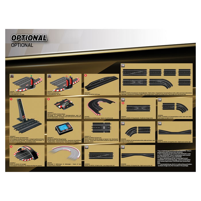 Carrera Digital 124 Set Full Speed, Set de pistas y vehículos de carreras, Multicolor, Edad recomendada 10 años