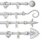 Barra para Cortinas Gift Decor Extensible 170 - 320 cm (8 Unidades)