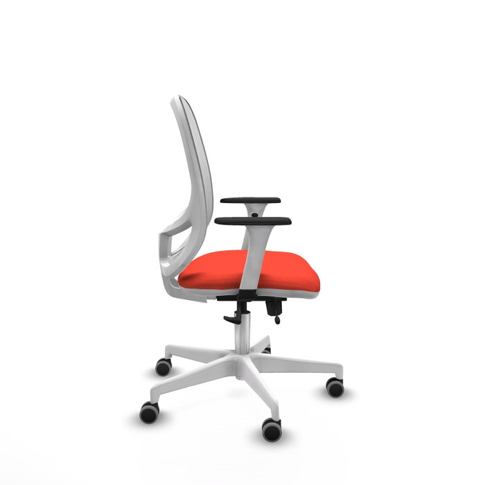 PIQUERAS Y CRESPO Silla de oficina Cilanco Naranja oscuro y Blanco