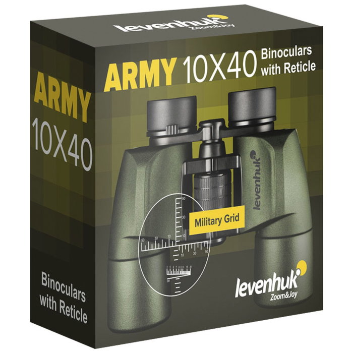 Levenhuk Army 10x40 con Escala de Medición