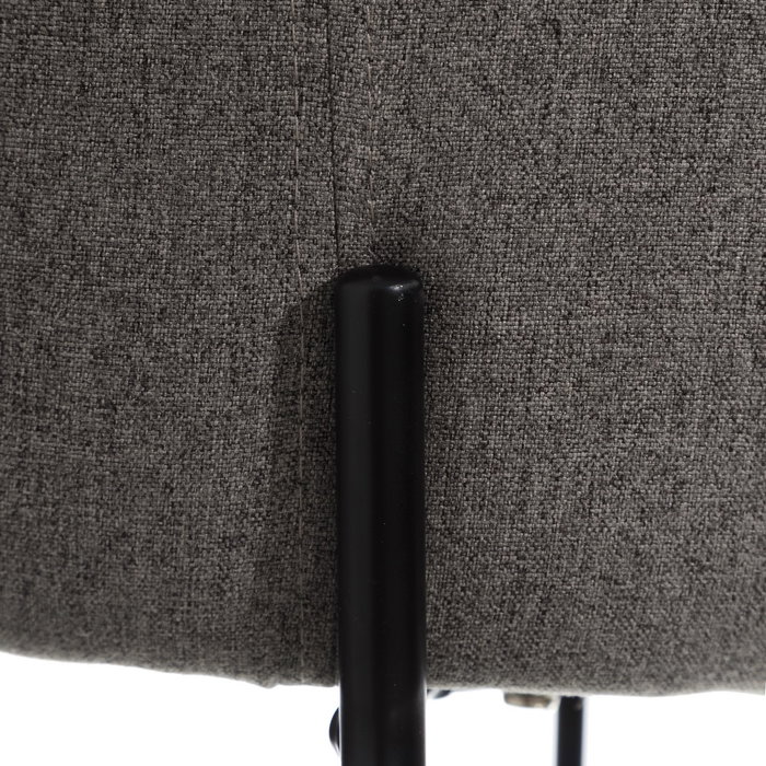 Silla Gris Tejido-Metal Moderno Salón 50 X 54 X 78,50 cm (Set de 2) Silla Gris Tejido-Metal Moderno Salón 50 X 54 X 78,50 cm (Set de 2)