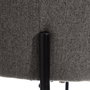 Silla Gris Tejido-Metal Moderno Salón 50 X 54 X 78,50 cm (Set de 2)