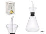 Vivalto Aceitera Cónica 500 ml Vidrio y Silicona 11x22x11 cm (Set de 12)