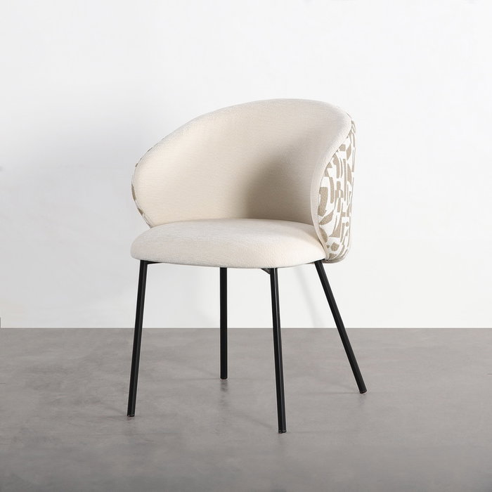 Silla Estampado Tejido-Metal Contract 55,50 X 57 X 76 cm (Set de 2) Silla Estampado Tejido-Metal Contract 55,50 X 57 X 76 cm (Set de 2)