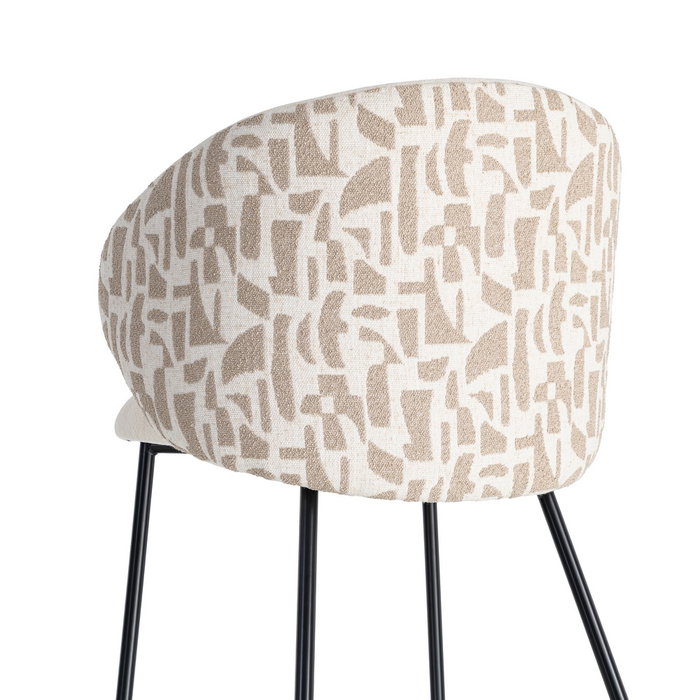 Silla Estampado Tejido-Metal Contract 55,50 X 57 X 76 cm (Set de 2) Silla Estampado Tejido-Metal Contract 55,50 X 57 X 76 cm (Set de 2)