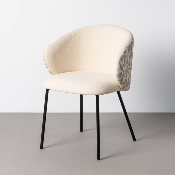 Silla Estampado Tejido-Metal Contract 55,50 X 57 X 76 cm (Set de 2) Silla Estampado Tejido-Metal Contract 55,50 X 57 X 76 cm (Set de 2)