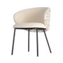Silla Estampado Tejido-Metal Contract 55,50 X 57 X 76 cm (Set de 2)