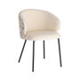 Silla Estampado Tejido-Metal Contract 55,50 X 57 X 76 cm (Set de 2)
