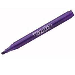 Faber-Castell Textliner 38 Marcador fluorescente violeta con punta biselada